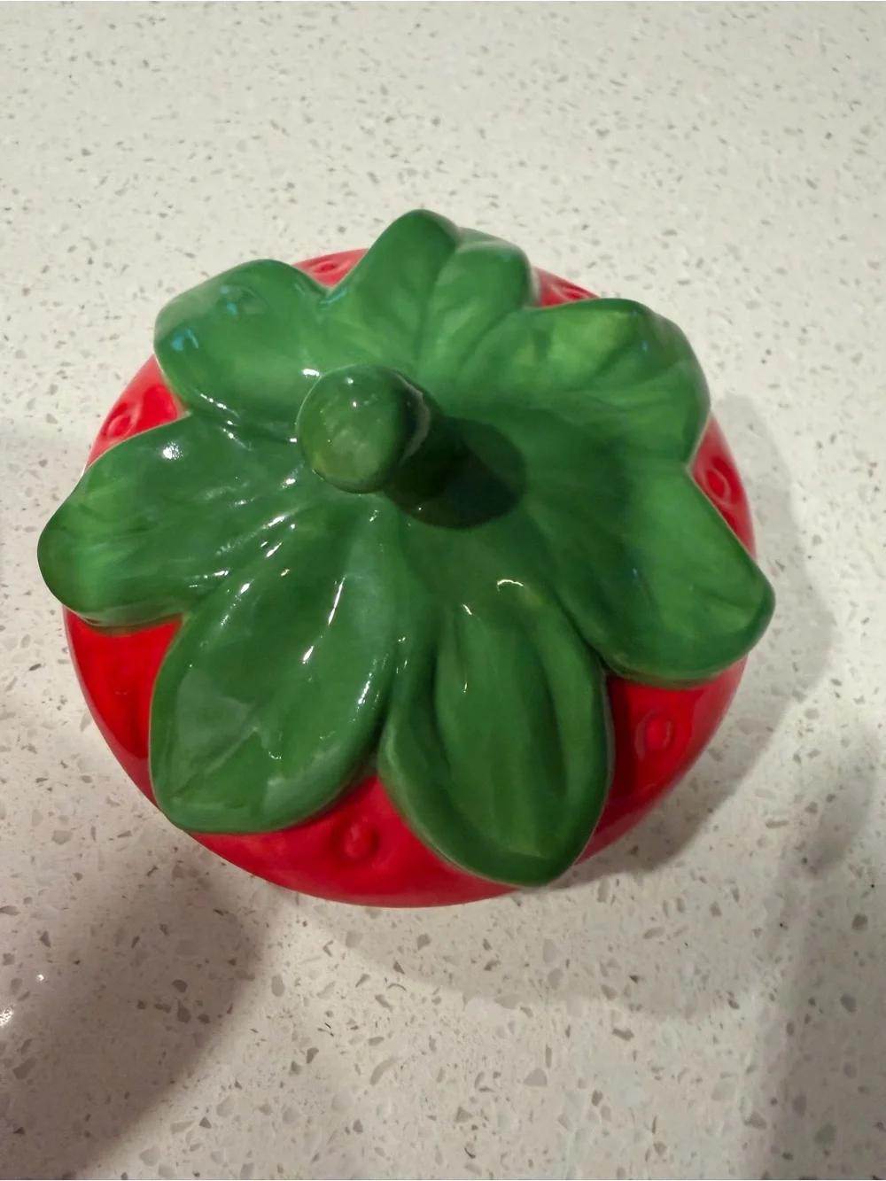 Strawberry Ceramic cookie Jar/Canister